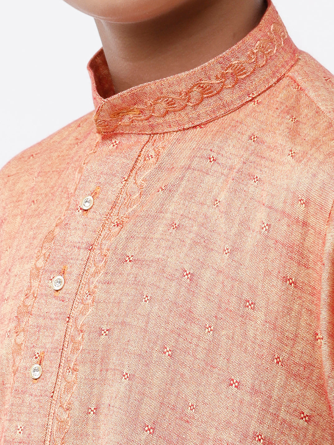 Boys Cotton Full Sleeves Brown Kurta BK07