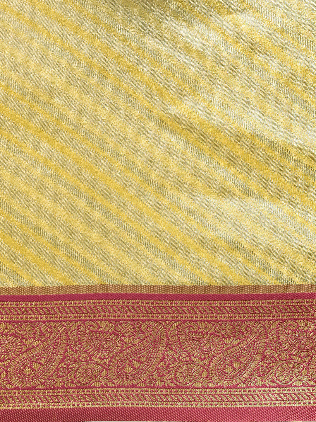 Womens Semi Silk Saree Yellow SS226