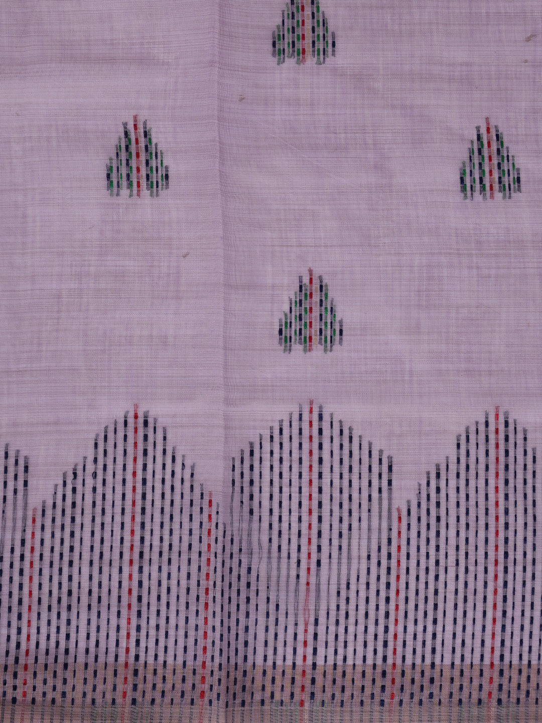 Women Kora Cotton Purple Printed Saree KC02