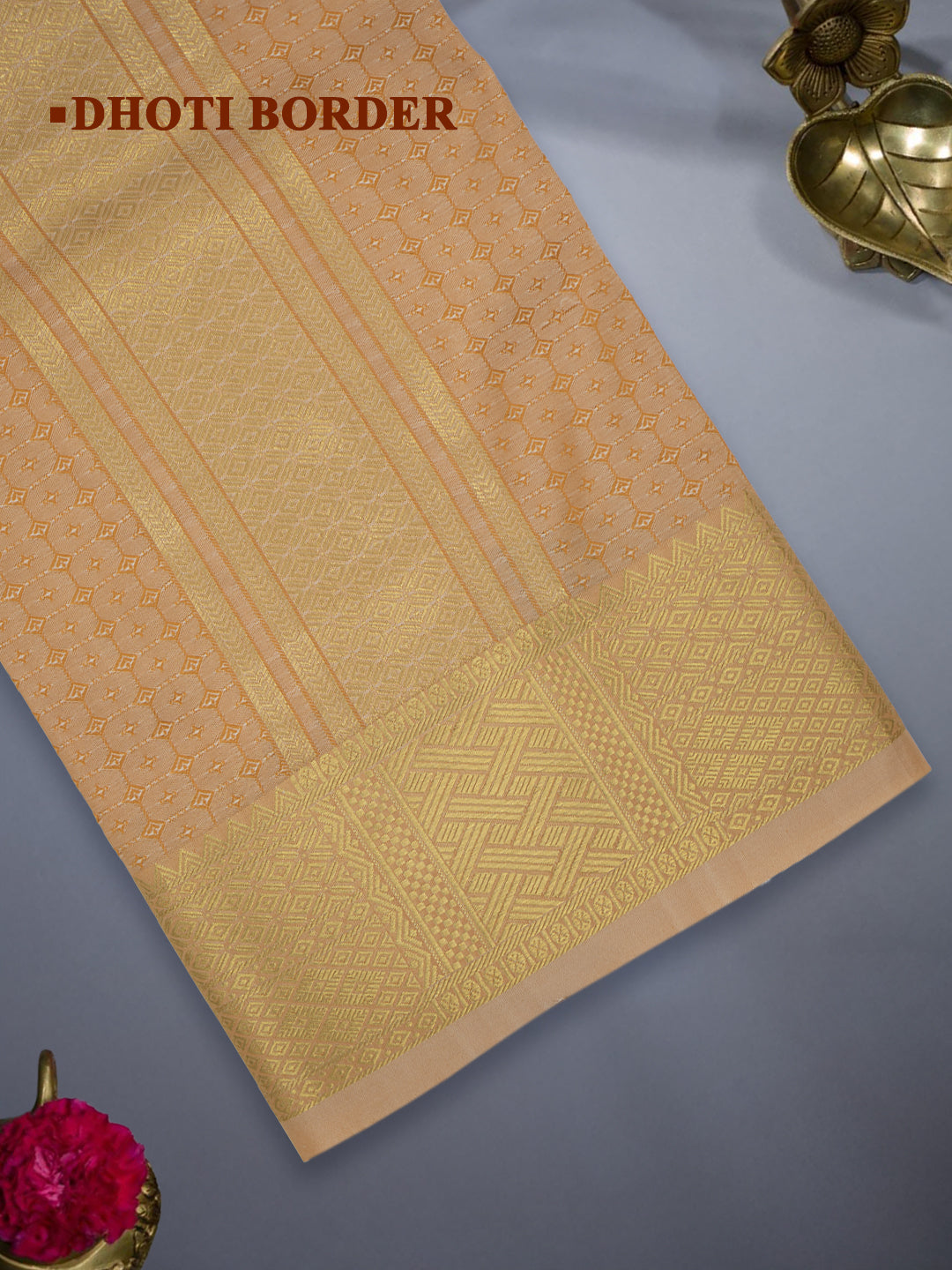 Men Art Silk Dhoti & Shirting Set Gazal Subakalyan (2 in 1) SK05