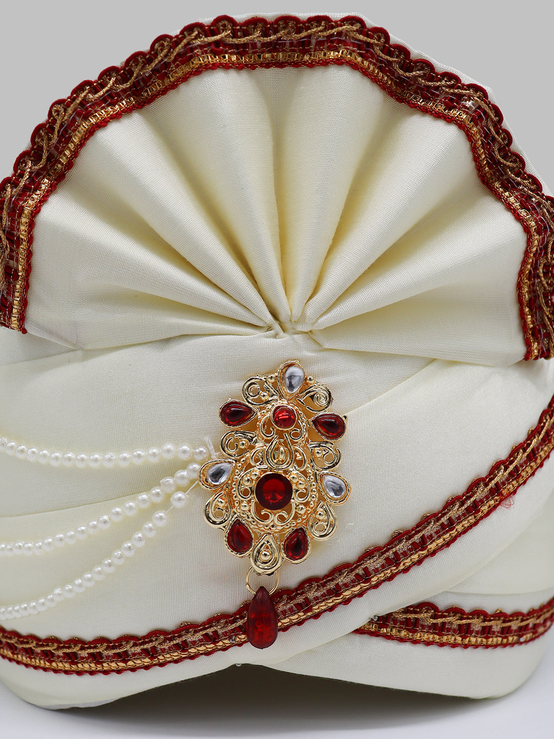 Traditional Silky Style Wedding Turban  - 100