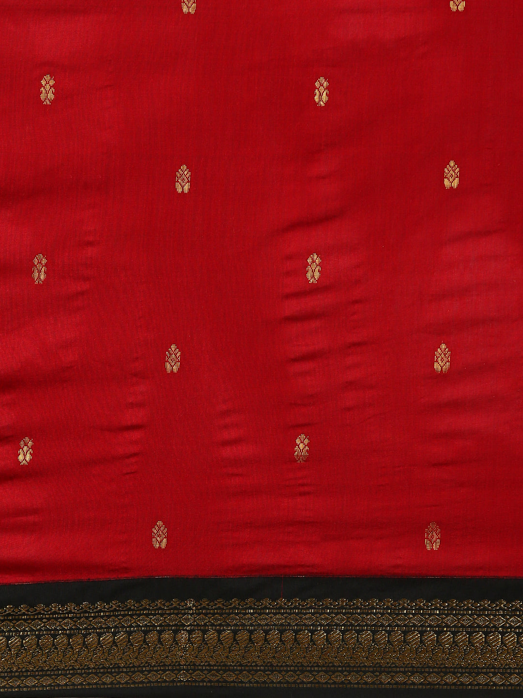 Women Kalyani Cotton Saree Red PCS121