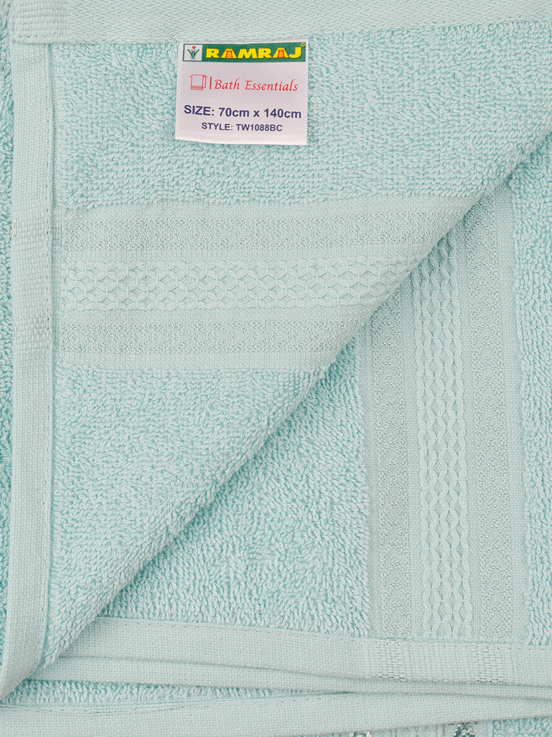Premium Soft & Absorbent Light Blue Terry Bath Towel BC9