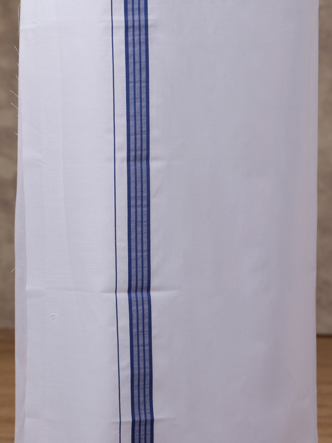 Men Readymade Adjustable Dhoti with Matching Shirt Full Blue C80