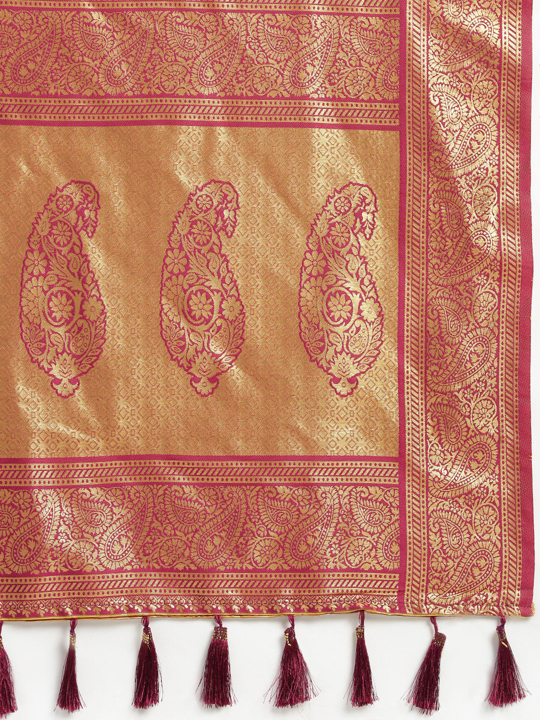 Womens Semi Silk Saree Yellow SS226