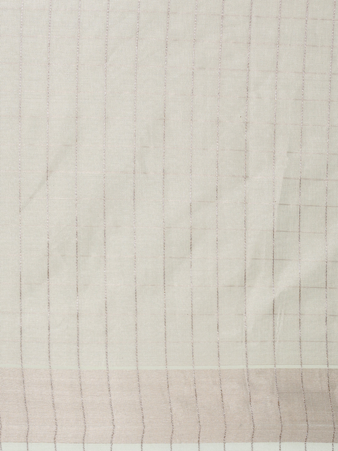 Women Kerala Tissue Checks Saree with Light Copper Border KS227