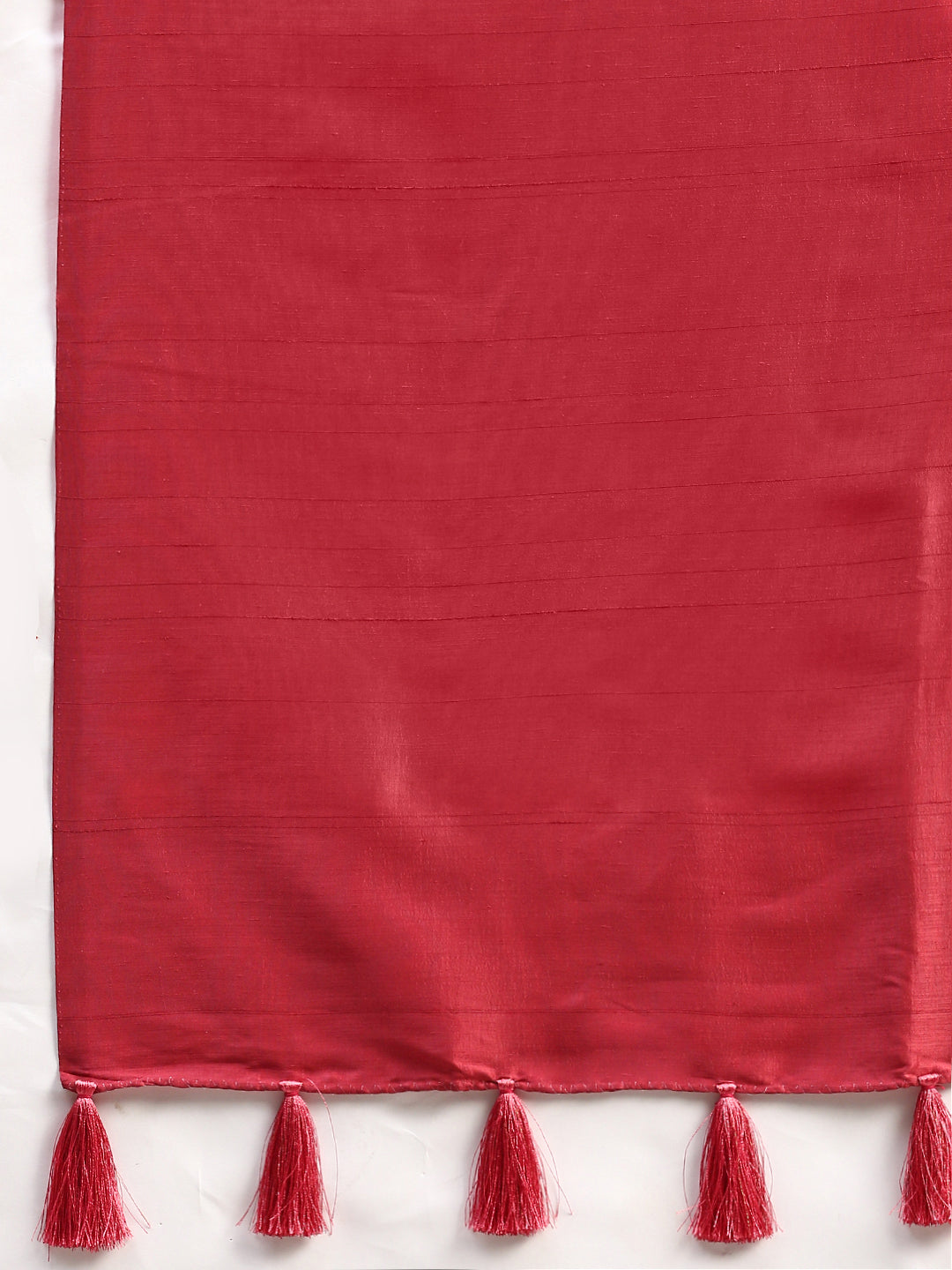 Women Pure Cotton Saree Red PCS108