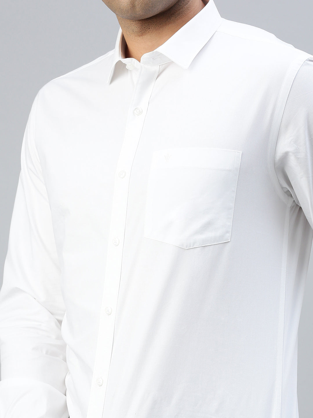 Mens Anti-Viral Cotton Care White Shirt