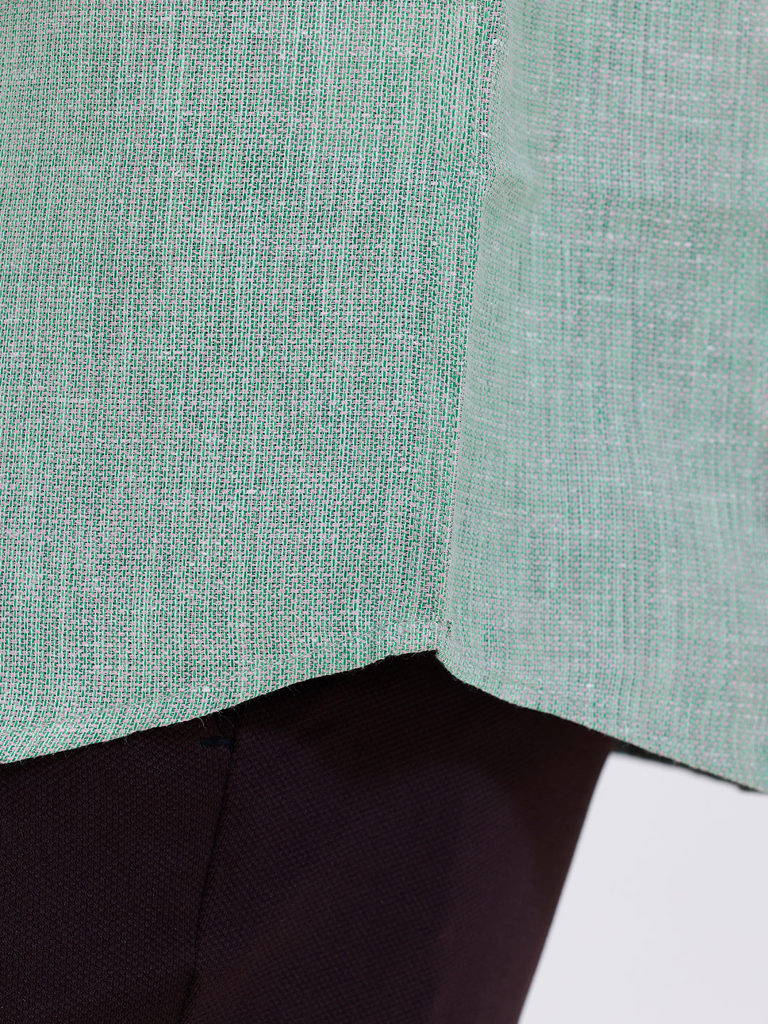 Men Cotton Rich Shirt Green Trendy 12 YL1