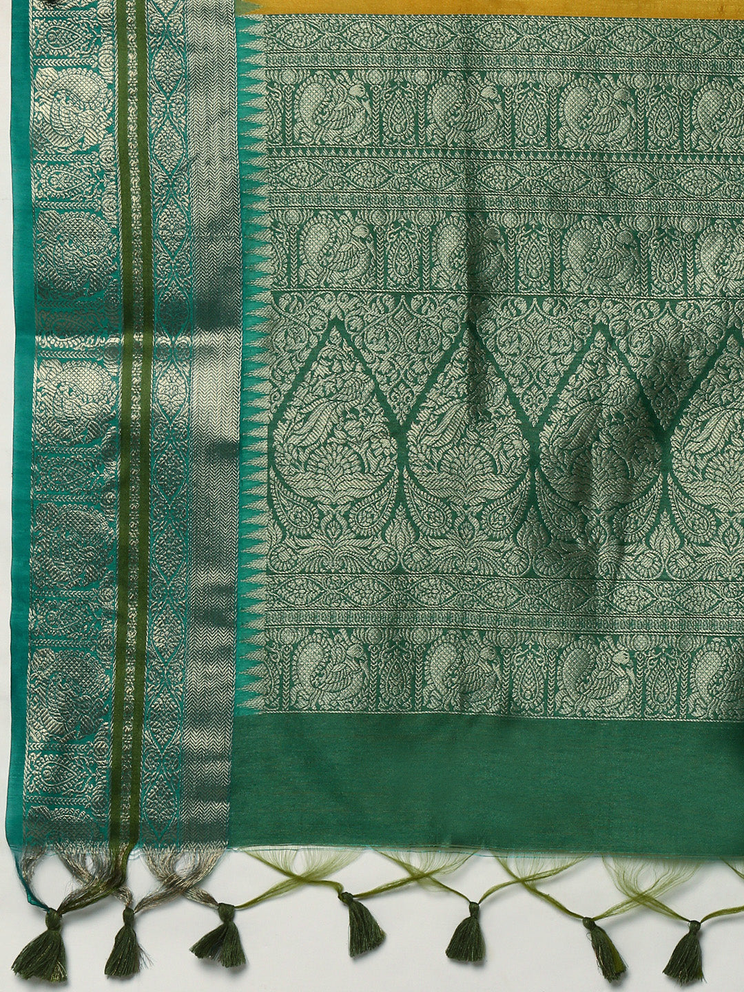 Womens Semi Cotton Weaving Saree SCS95