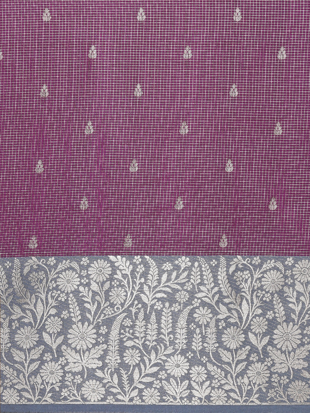 Women Soft Silk Saree Dark Violet SS417