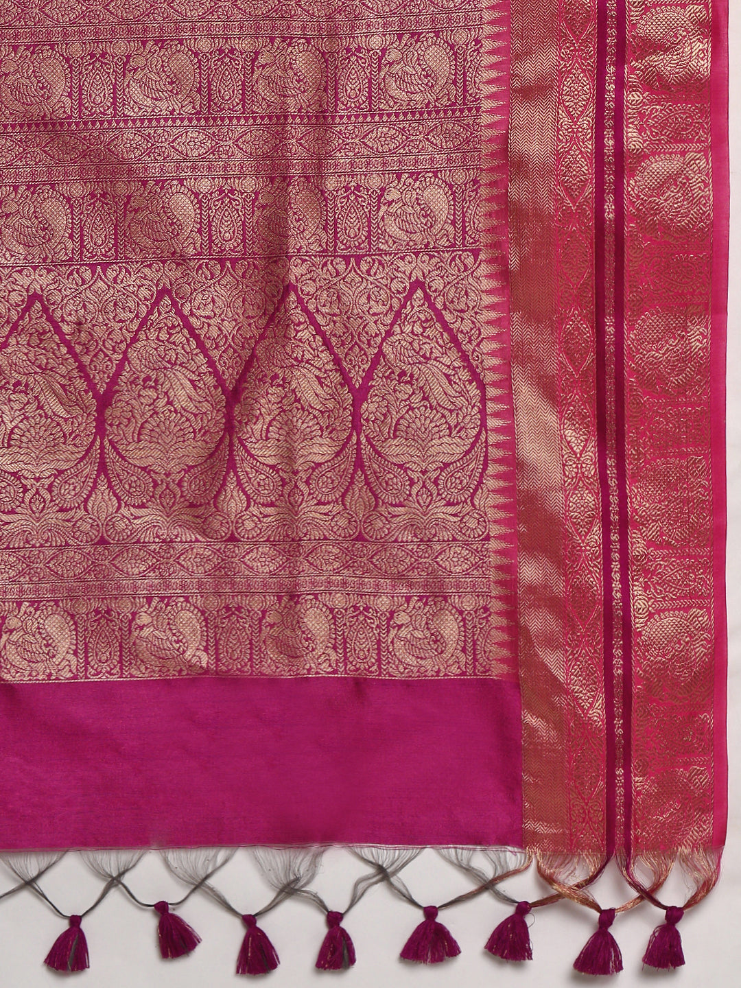 Womens Semi Cotton Weaving Saree SCS96