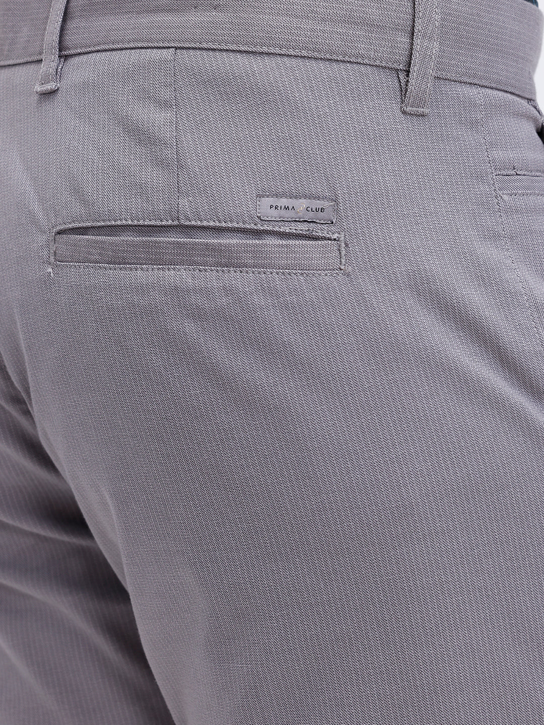 Men’s Smart Fit Cotton Lycra Stretch Pant Dark Grey
