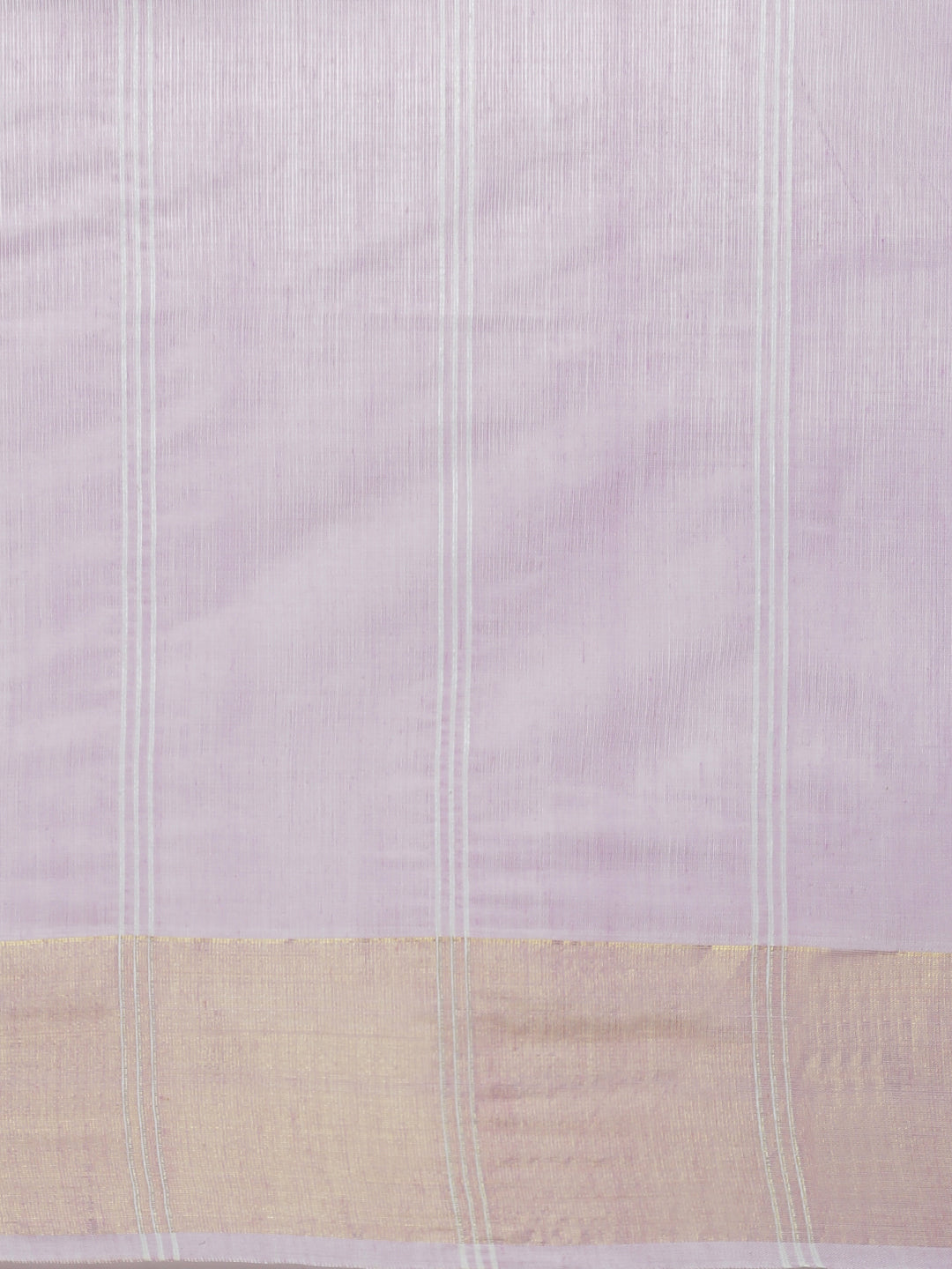 Women Lavender Striped Cotton Jute Saree CJ11