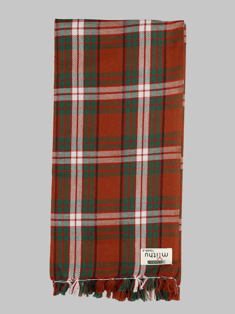 Light Weight Cotton Colour Checked Bath Towel Chapter