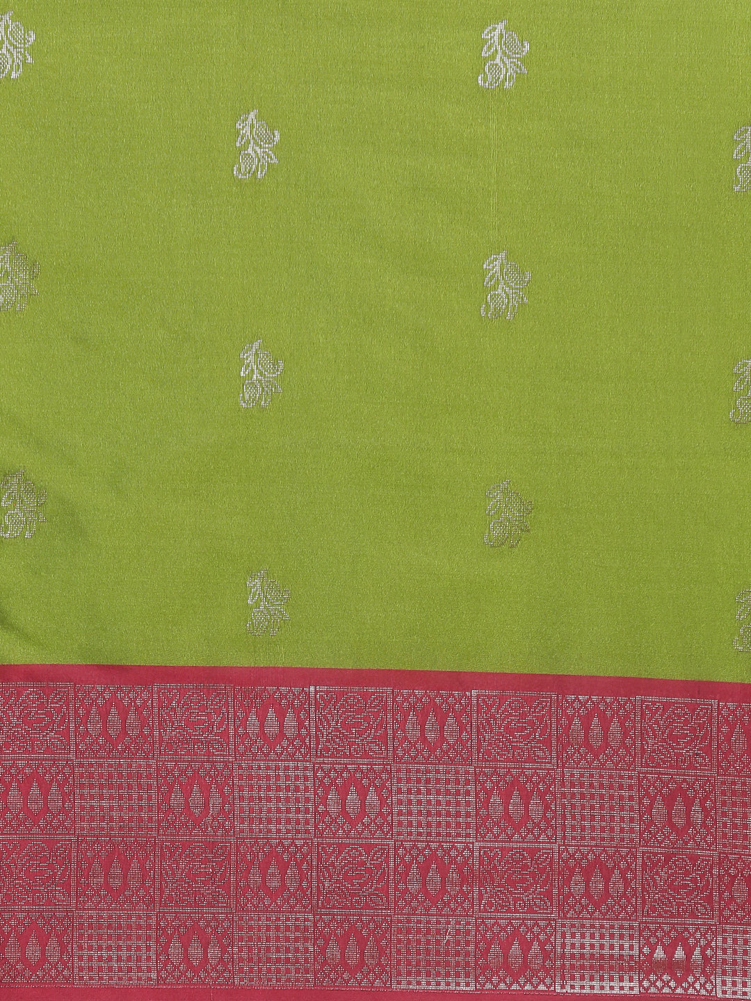 Women Soft Silk Saree Green SS409