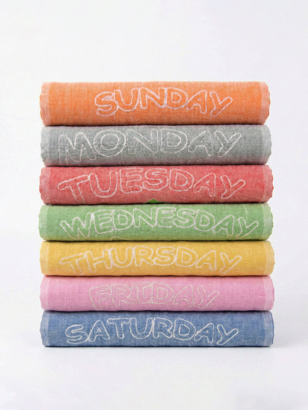 Pure Cotton Sunday to Saturday Hand Towel Funday