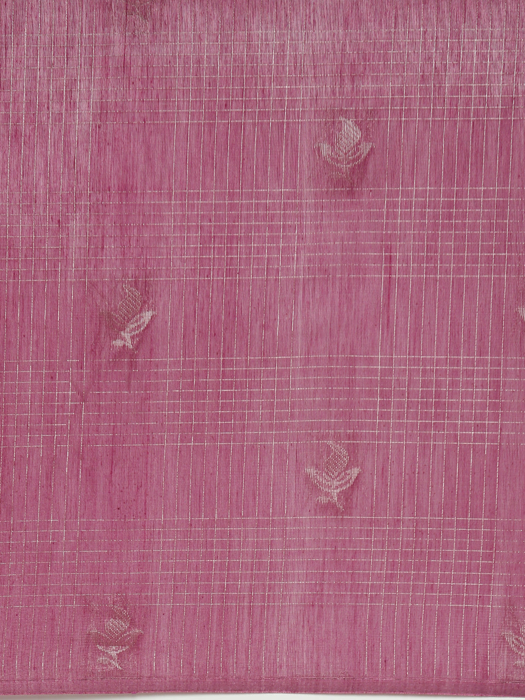 Women Purple Semi Kora Cotton Saree SK125