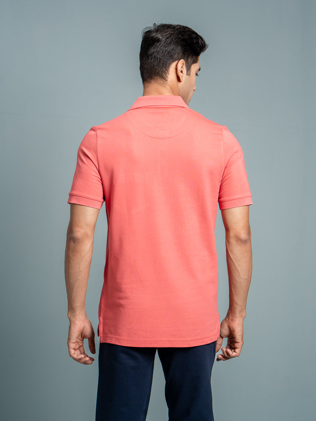 Men Cotton Rich Smart Fit Expert Polo T-Shirt Red EP21