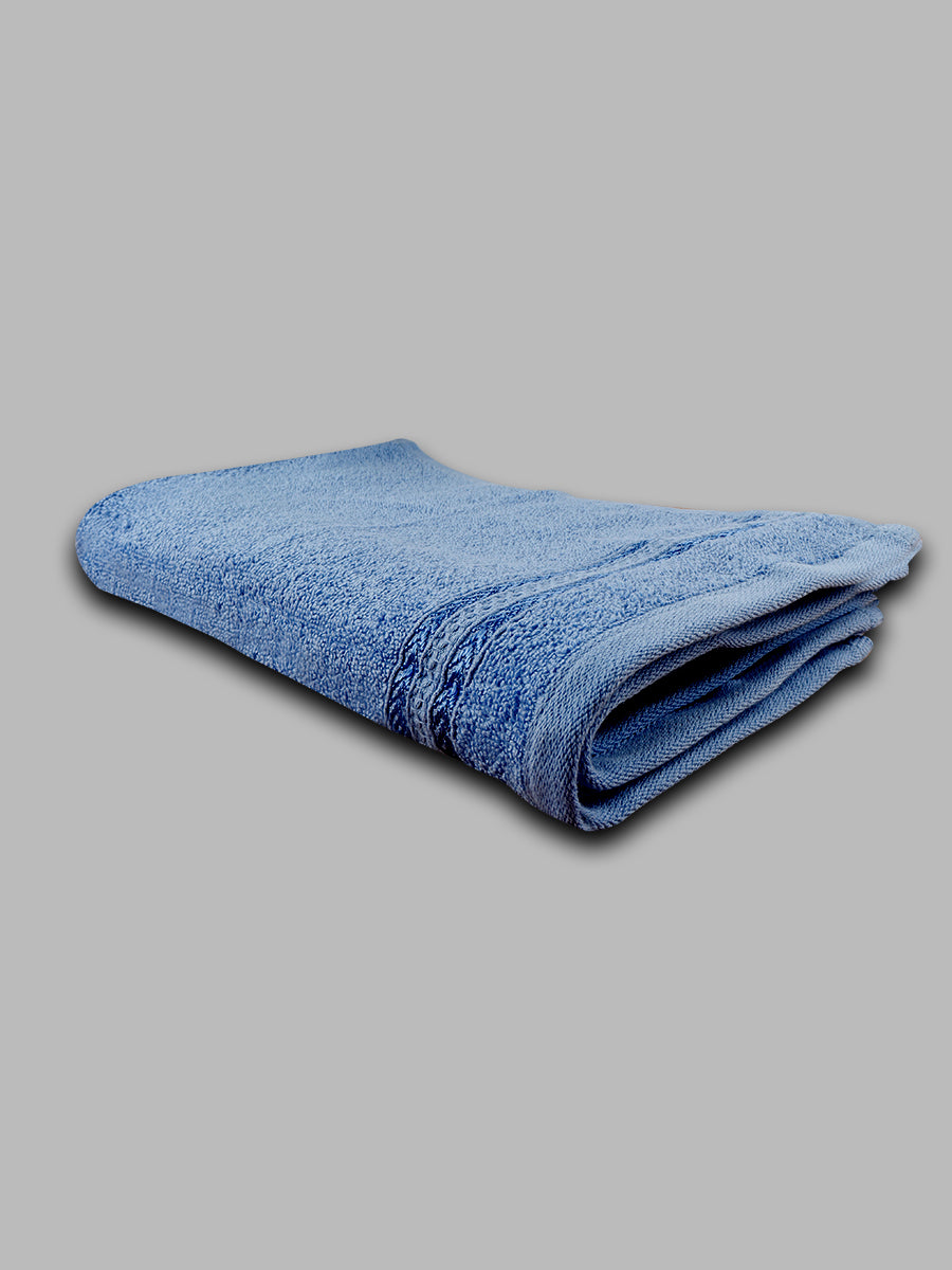 Premium Soft & Absorbent Light Blue Terry Hand Towel HC3-View three