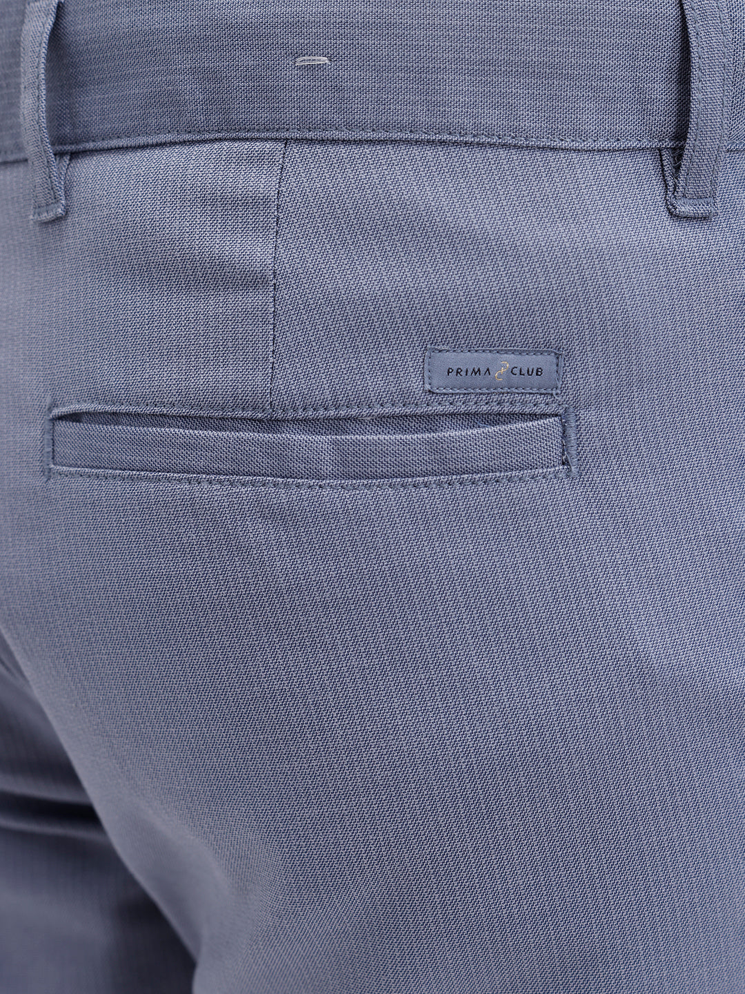 Men’s Smart Fit Cotton Lycra Stretch Pant Blue