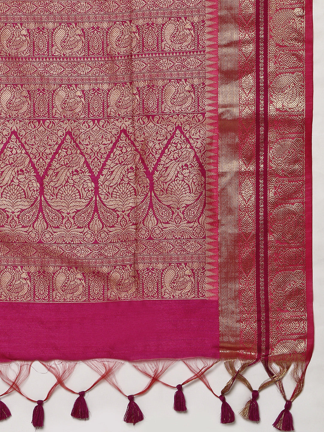 Womens Semi Cotton Weaving Saree SCS92