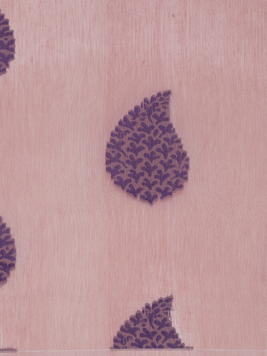 Women Kora Cotton Rose Pink Saree SK115