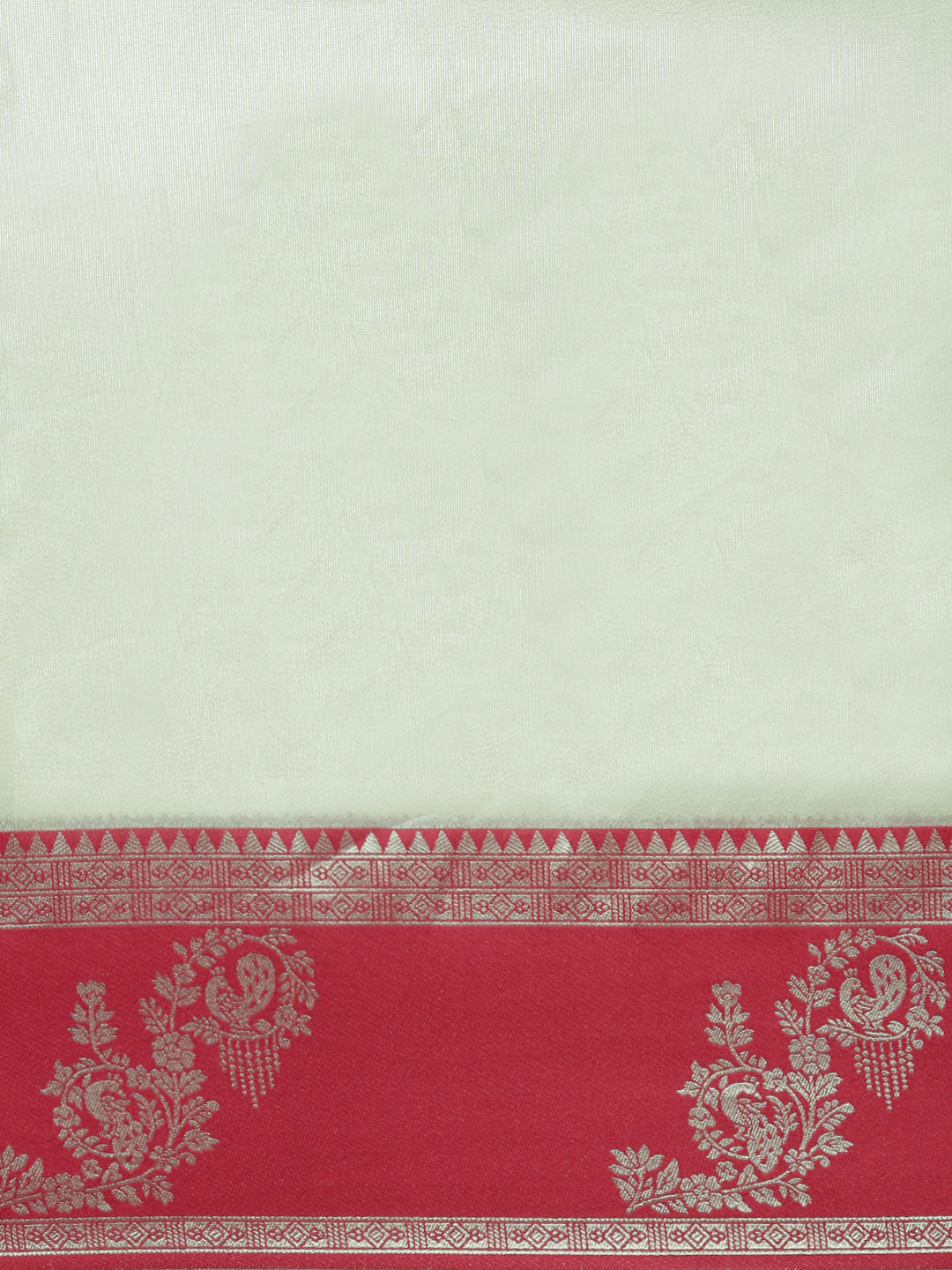 Women Moss Green Tissue Saree TS56