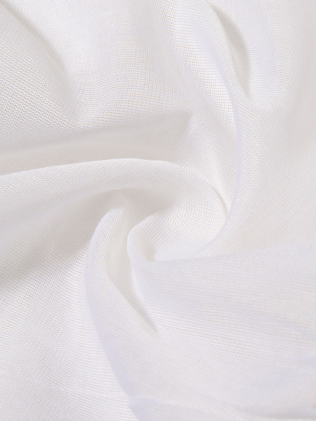 Men 100% Cotton Double Layer White Dhoti with Fancy Jari Border Luxury Club LCFJ07