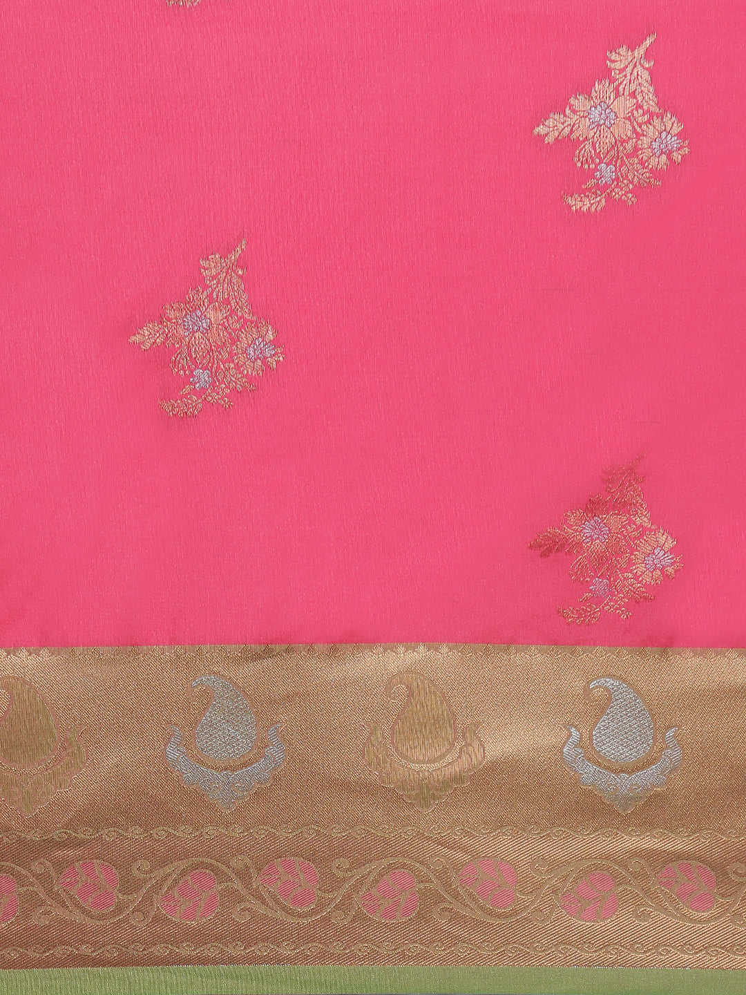 Women Soft Silk Saree Pink SS413