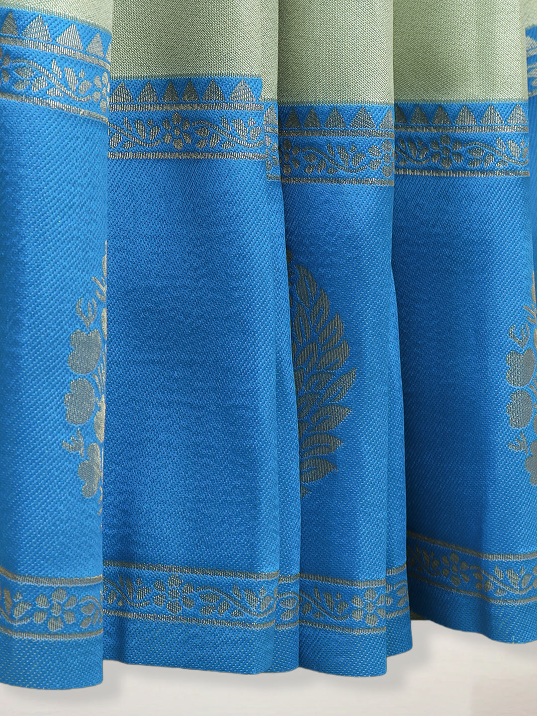 Couple Combo Shirt & Dhoti Set with Saree Green