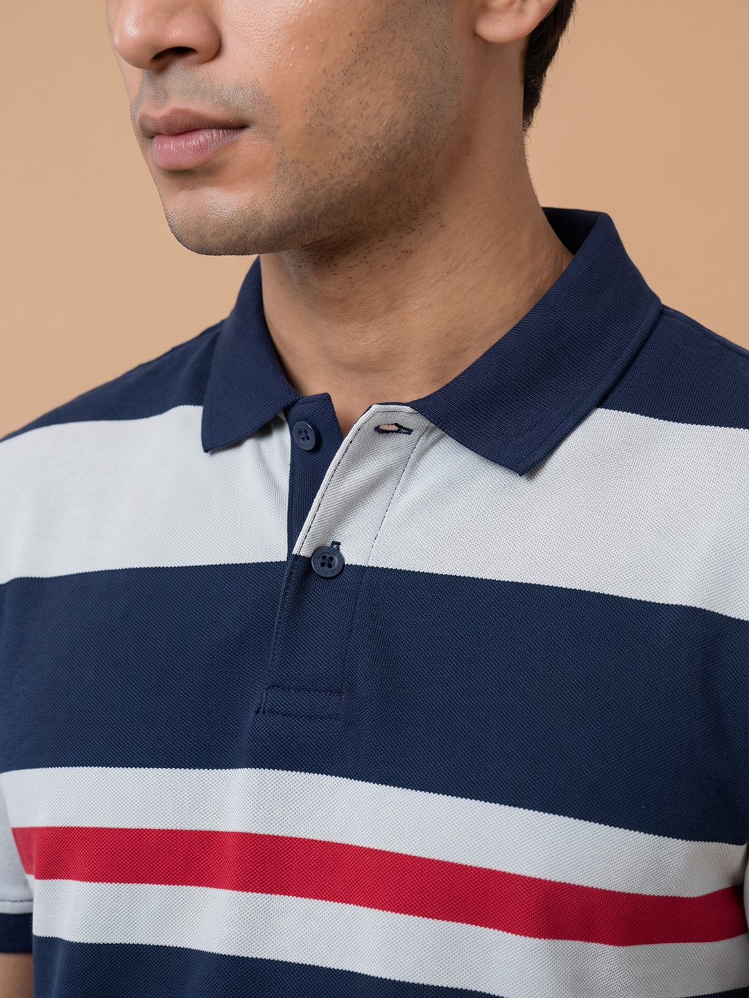 Smart Fit Exclusive Polo T-Shirt Maritime Stripes ED15