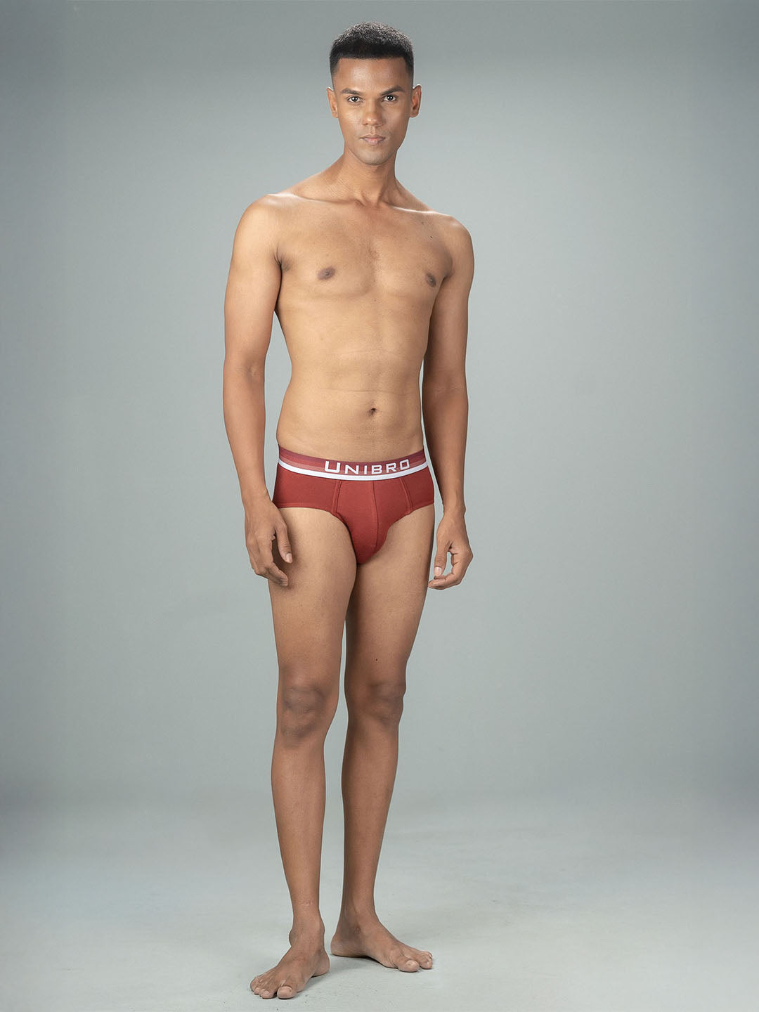 Men TENCEL™ Modal Micro Elastane Stretch Brief Maroon