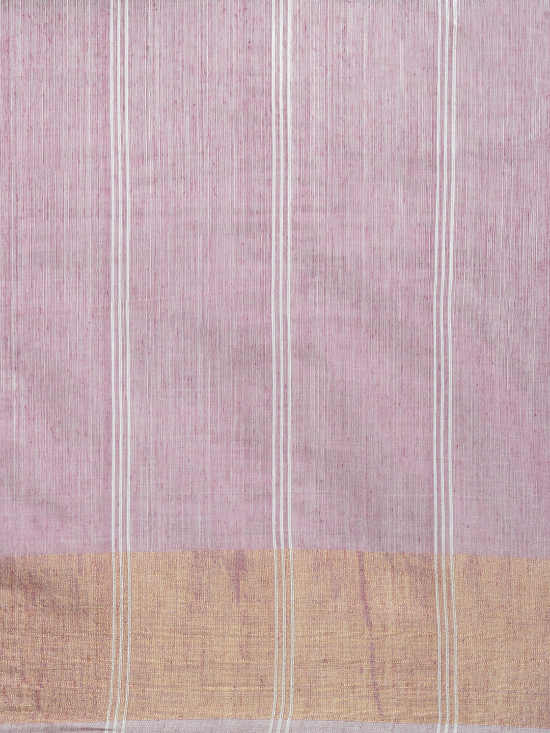 Women Purple Striped Cotton Jute Saree CJ10