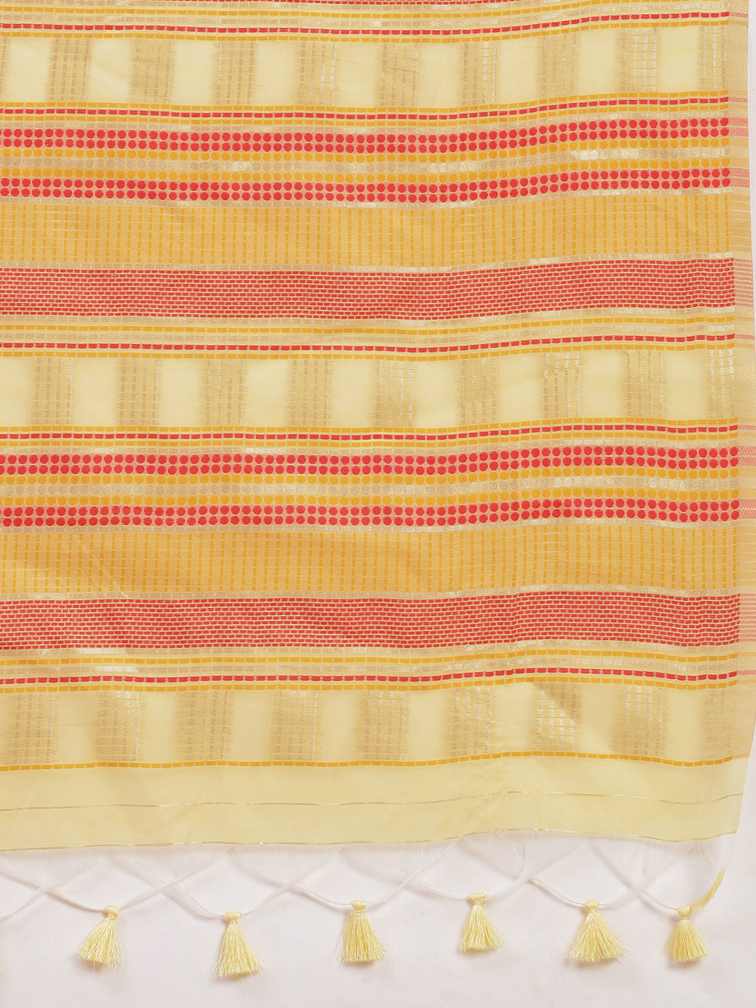 Women Semi Silk Saree Yellow SS242