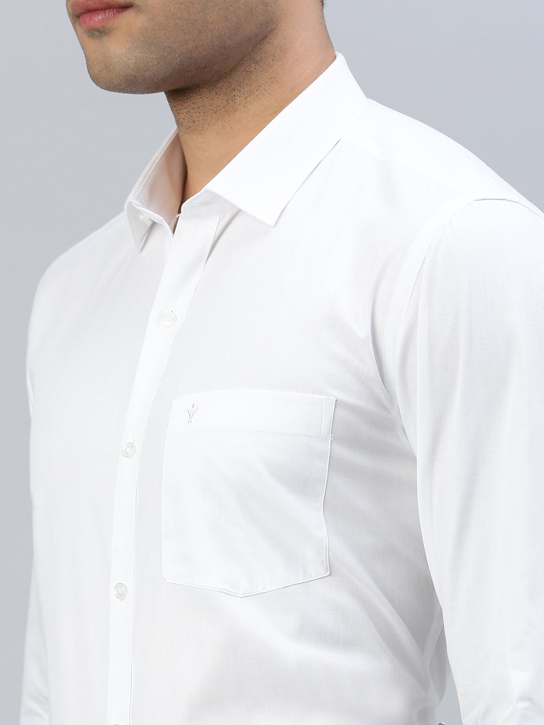 Mens 100% Cotton White Shirt_Winner