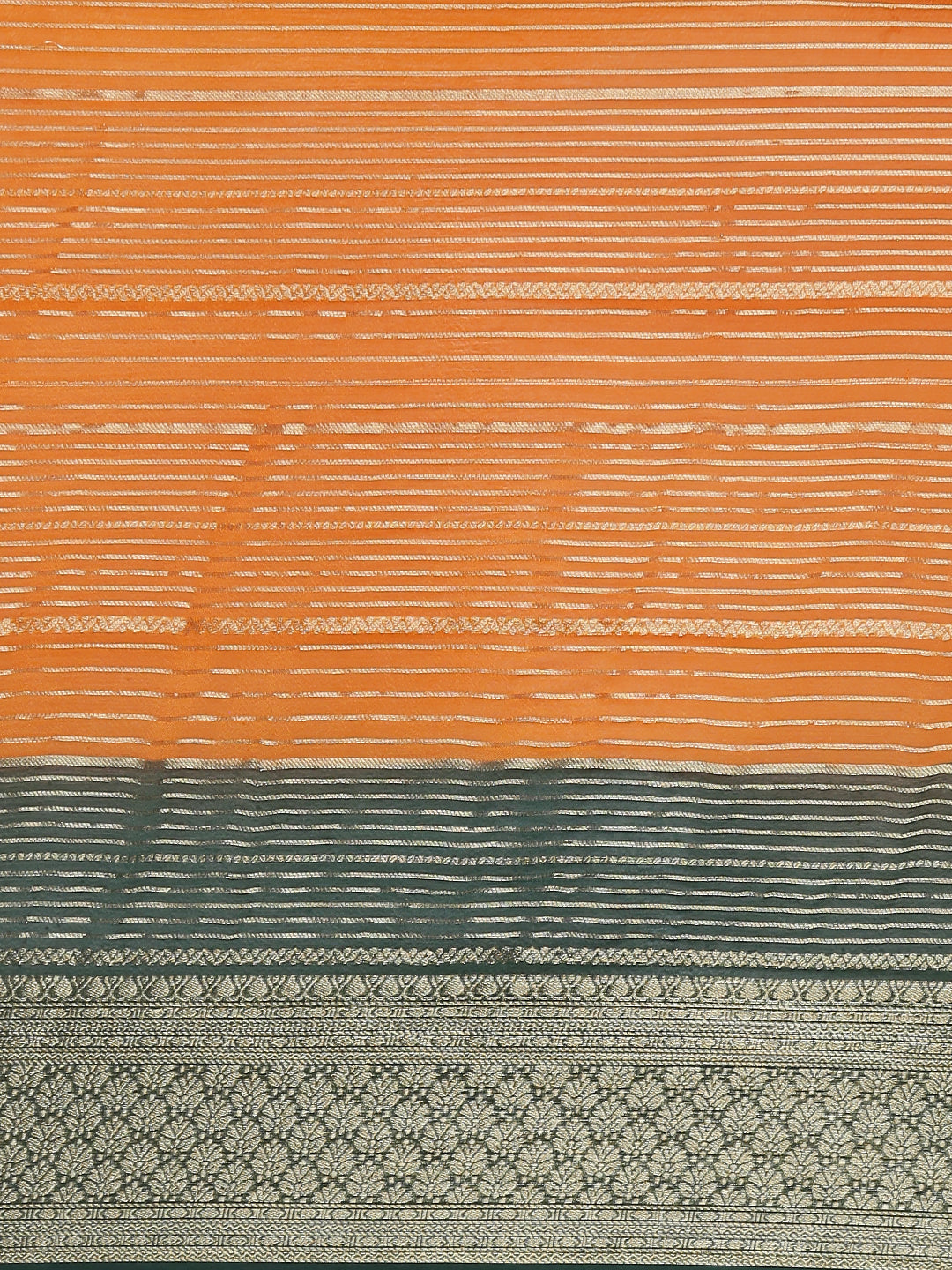 Women Semi Mysore Silk Saree Red with Orange SS396