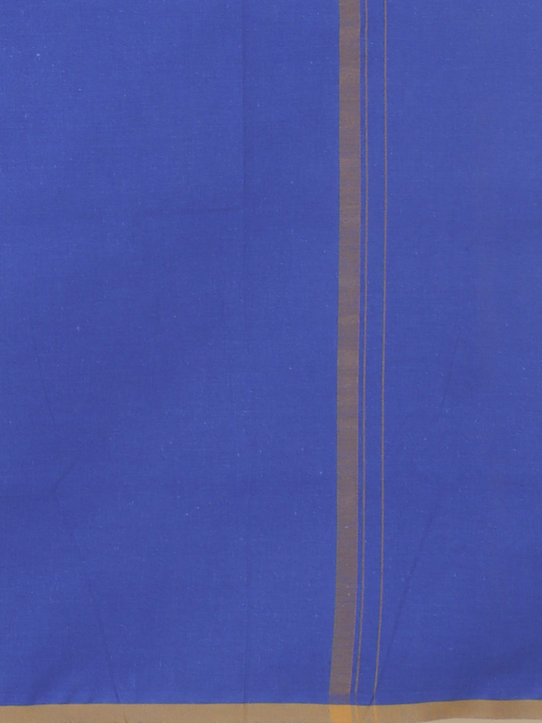 Men Cotton Blend Single Layer Blue Dhoti with Fancy Border Enrich Colour 6