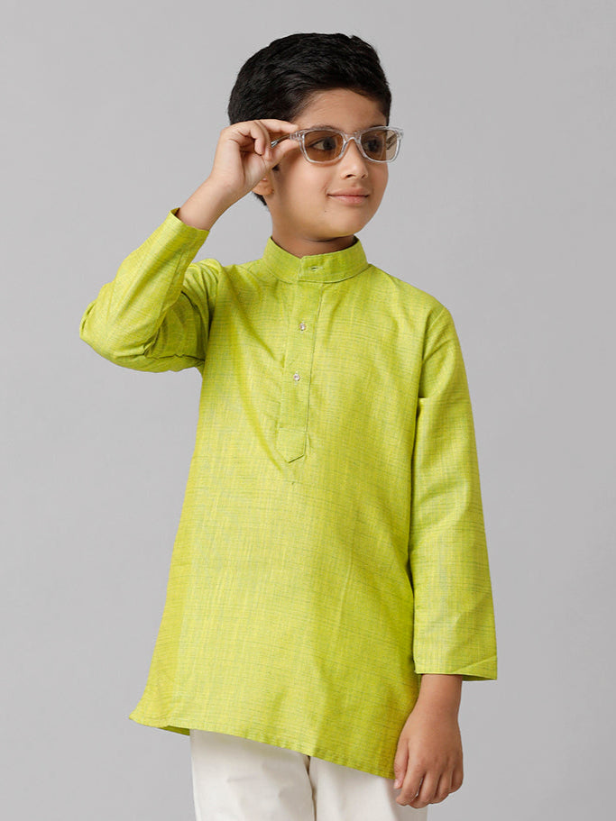 Boys Fantastic Kurtha Full Sleeves Green FS2