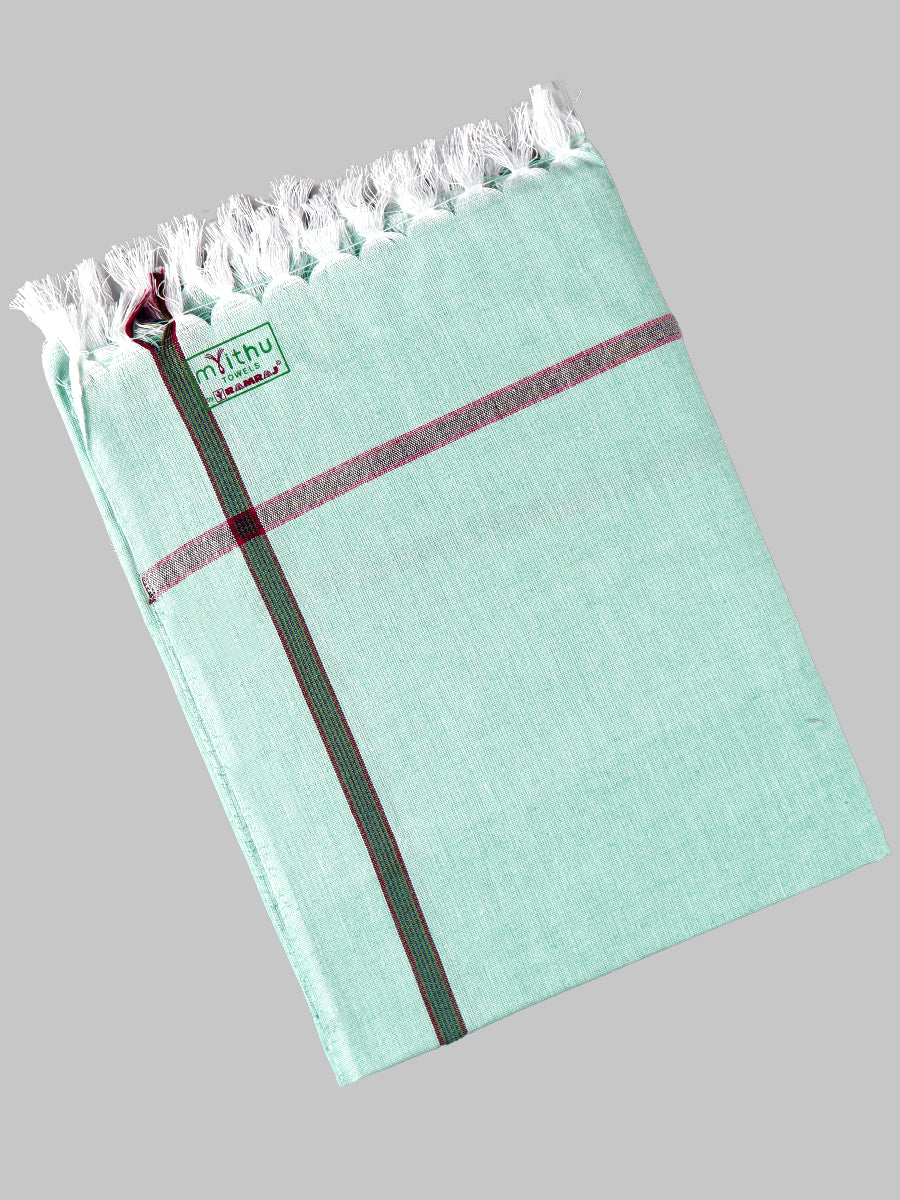 Softest Cotton Colour Plain Bath Towel HaikuLight green