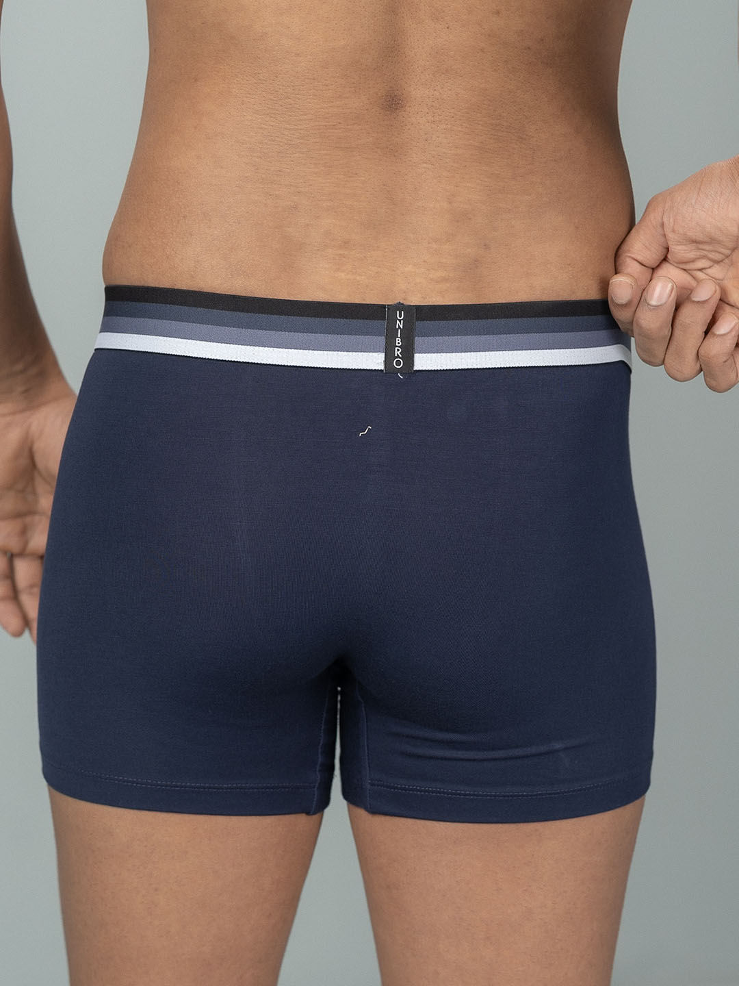 Men TENCEL™ Modal Micro Elastane Stretch Trunk Navy