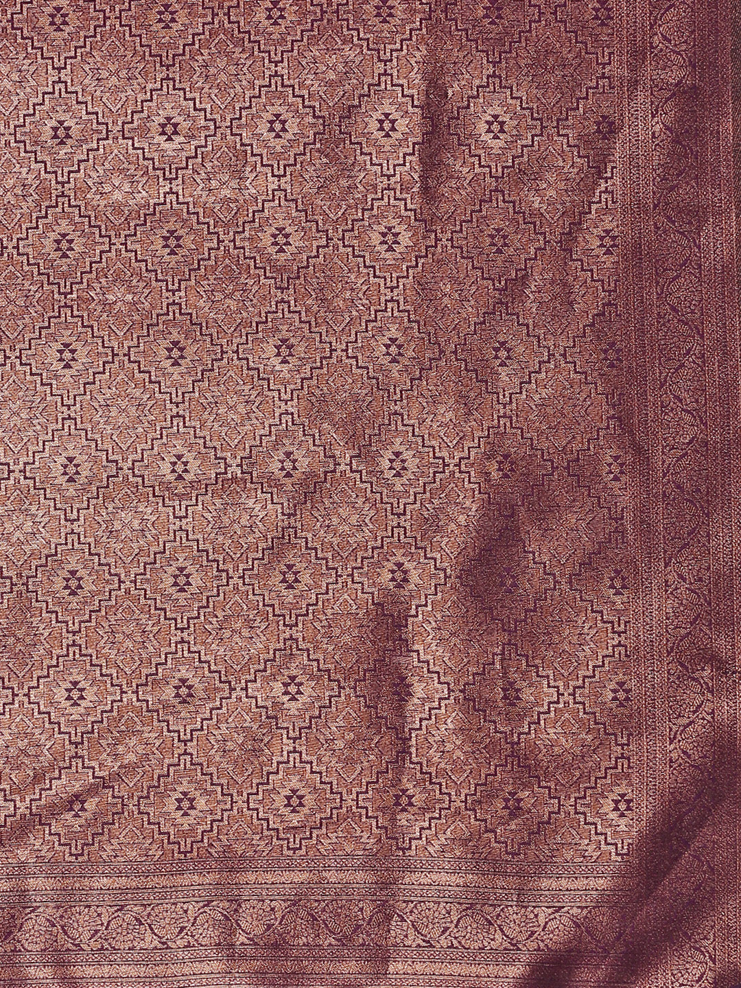 Women Semi Silk Saree Violet SS168