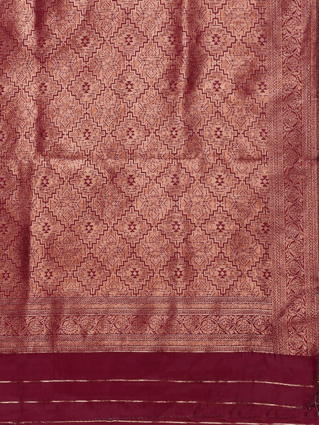 Women Semi Silk Saree Pink SS165