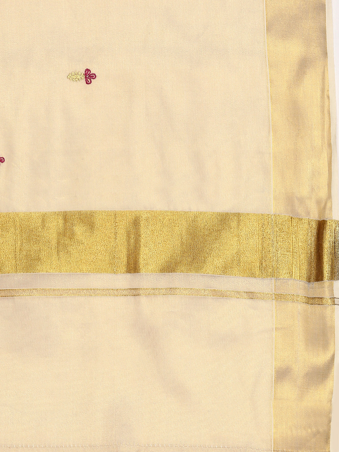 Women Kerala Tissue Gold Saree KS124