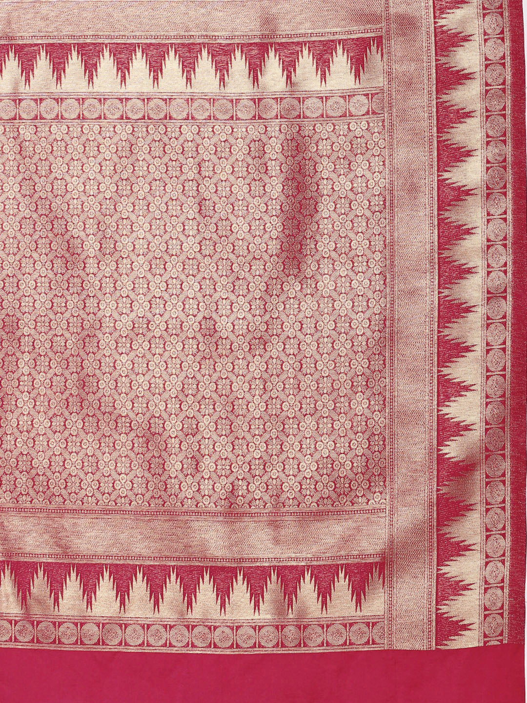 Women Semi Silk Saree Pink SS209