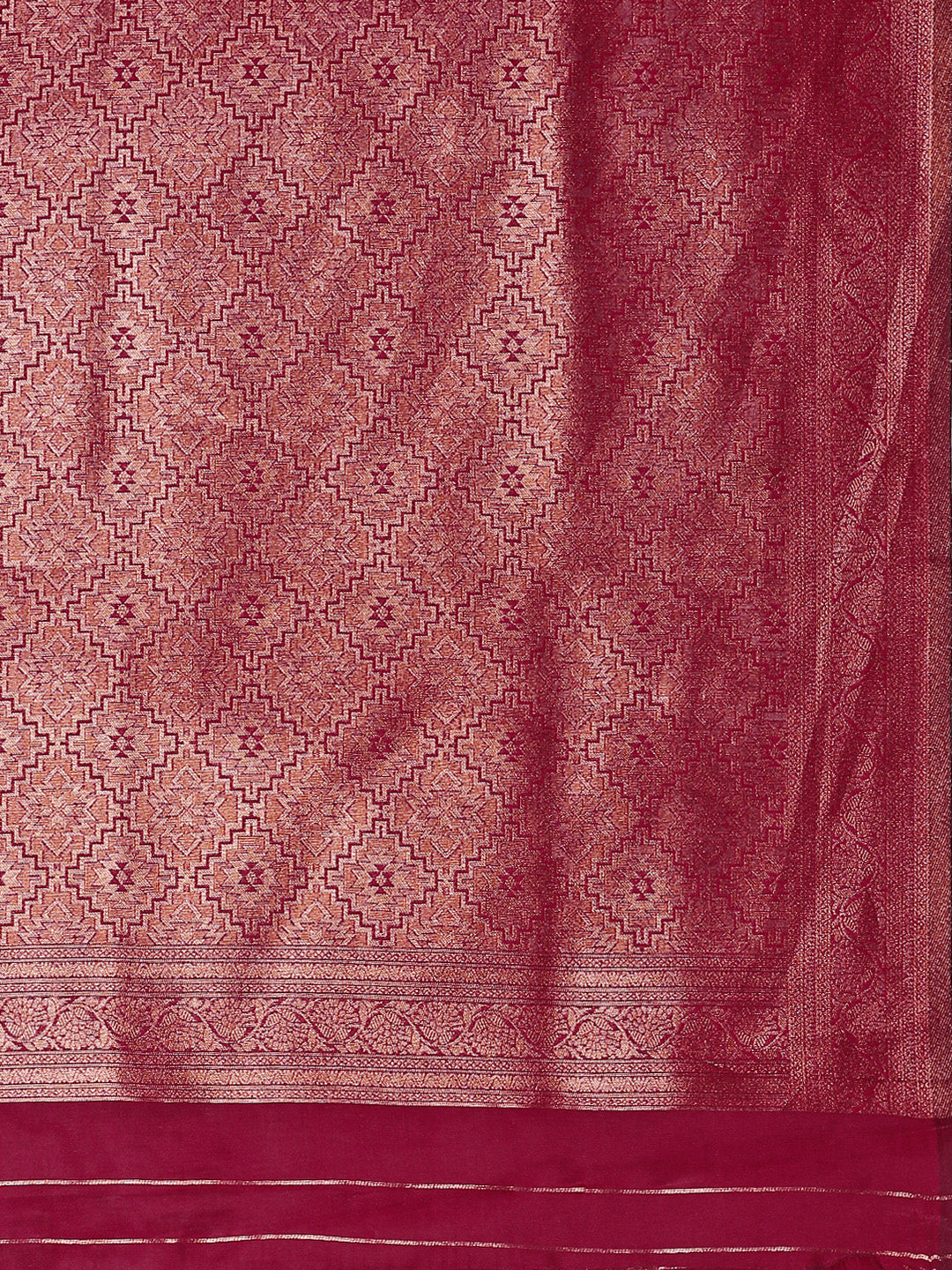 Women Semi Silk Saree Pink SS164