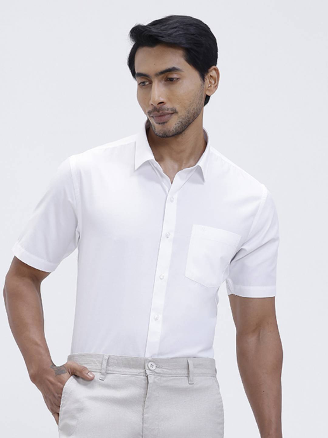 Mens Cotton Rich Half Sleeves Shirt and Pants Combo TR15503