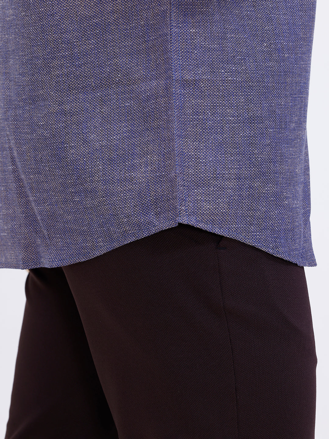 Men Cotton Rich Shirt Dark Blue Trendy 12 YL3