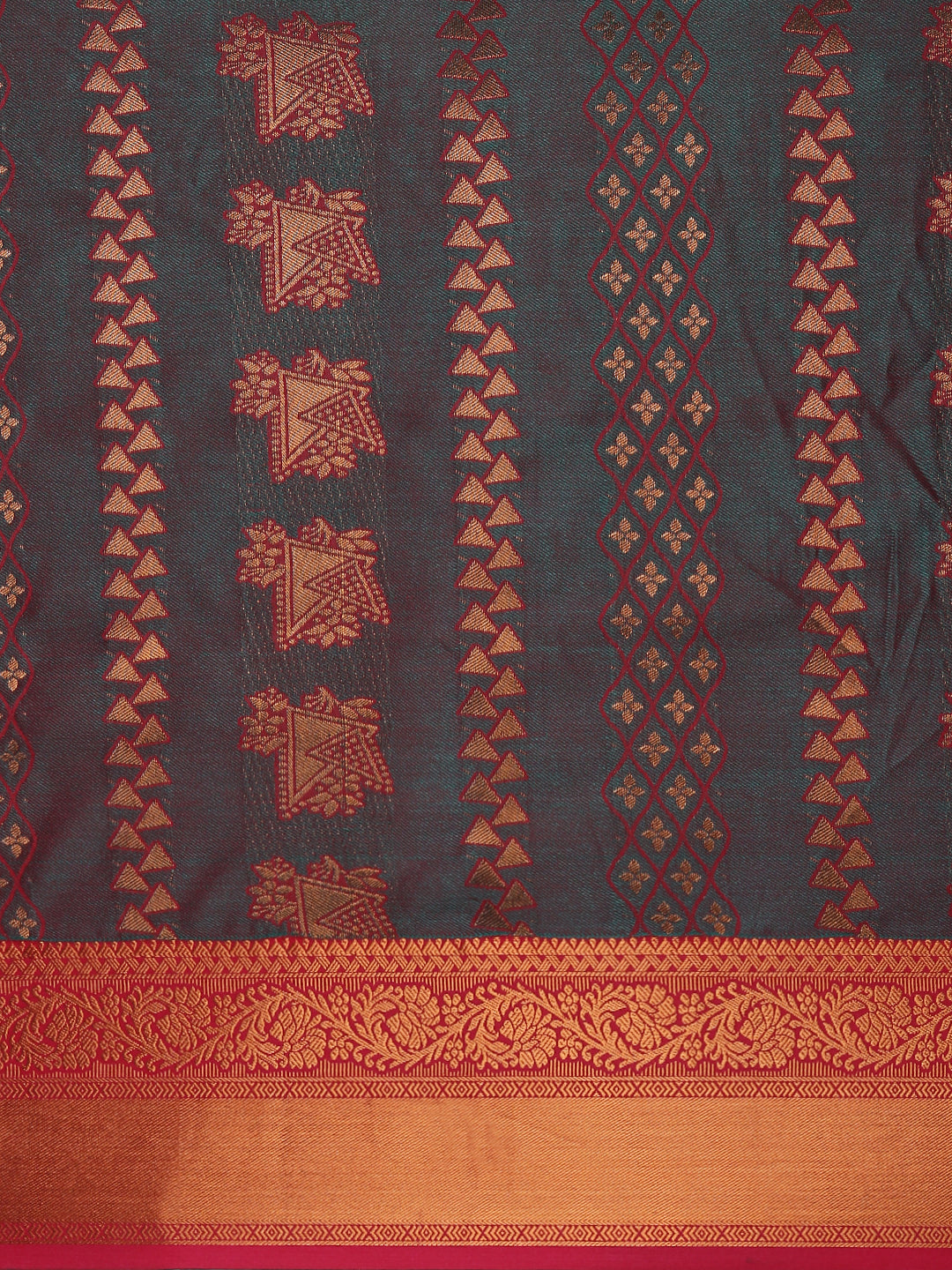 Women Green Art Silk Saree ASS116