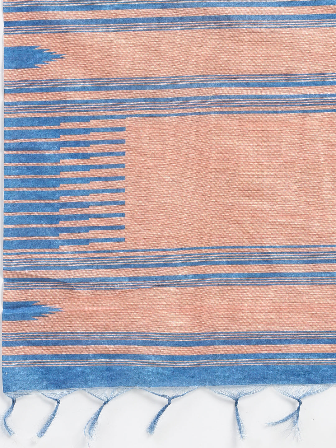 Women Semi Tussar Weaving Saree Brown ST173